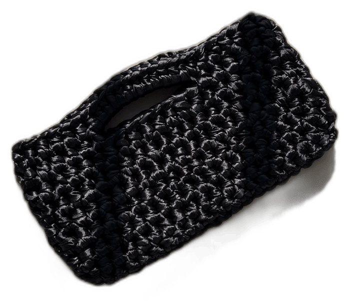 OSHA woven clutch — black