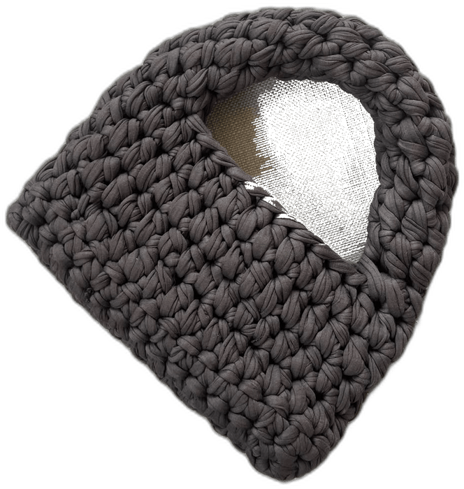 OSHA crochet bag — charcoal